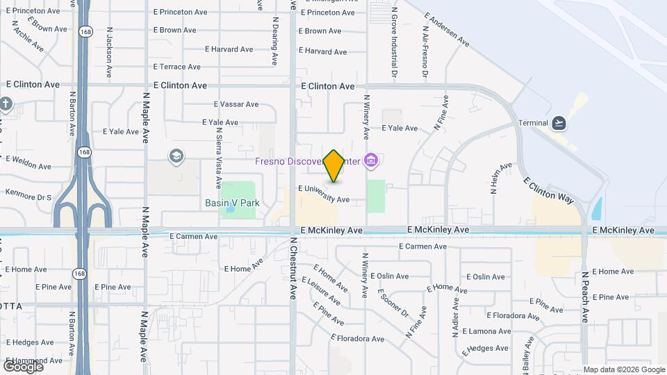 4853 E University Ave Mapa y Detalles de la Ubicación