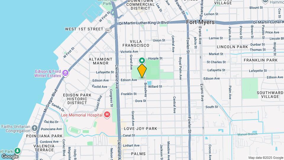 2156 Edison Ave Map and Location Details