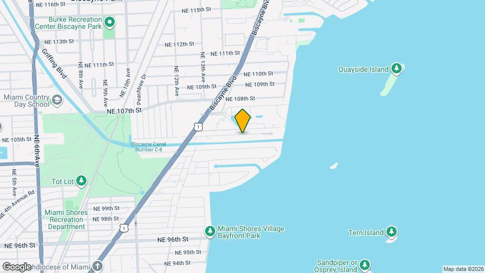 1626 NE 105th St Map and Location Details