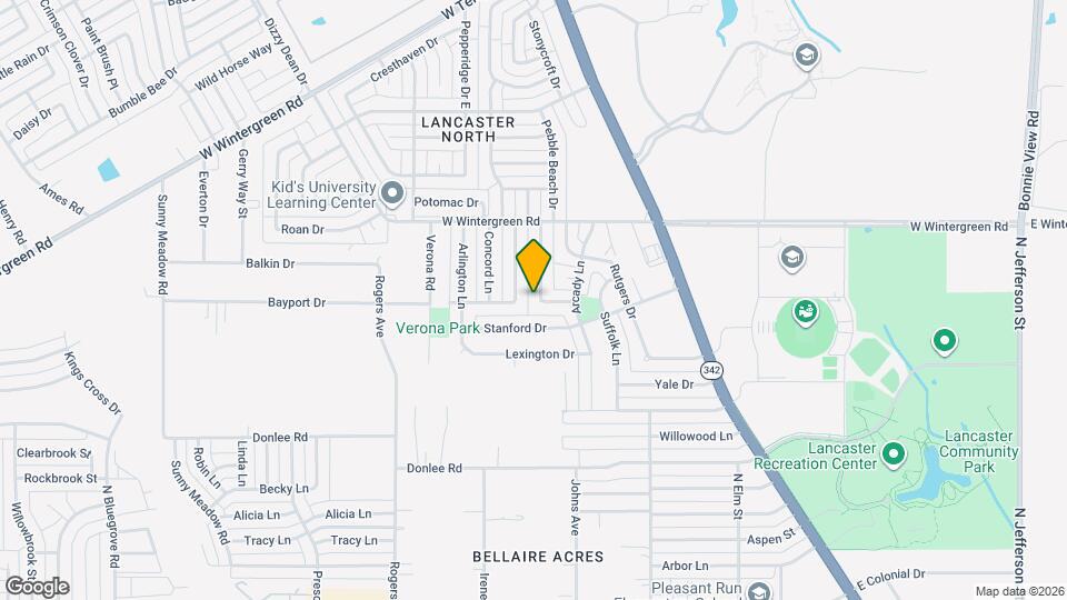 2605 Hartford Ln Mapa y Detalles de la Ubicación