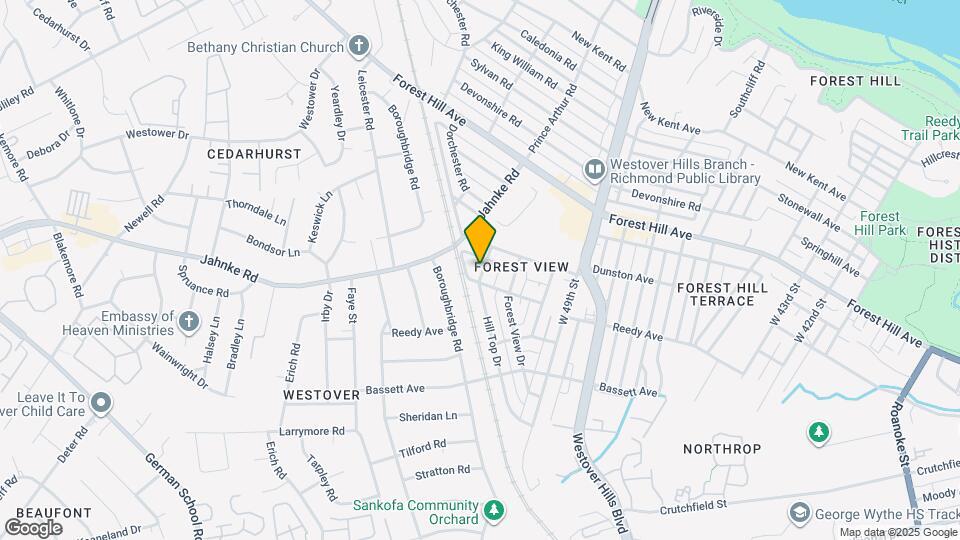 1004 Hill Top Dr Map and Location Details