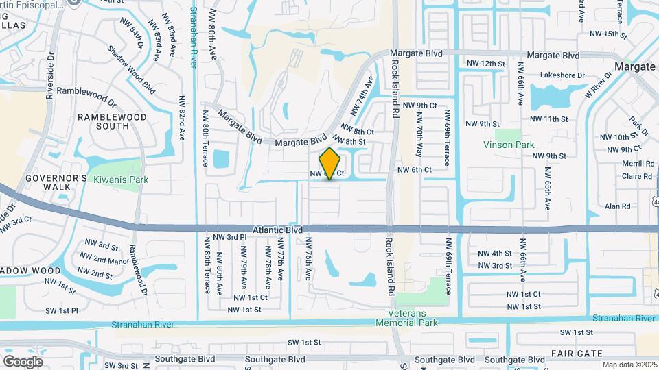 7505 NW 5th Pl Map and Location Details
