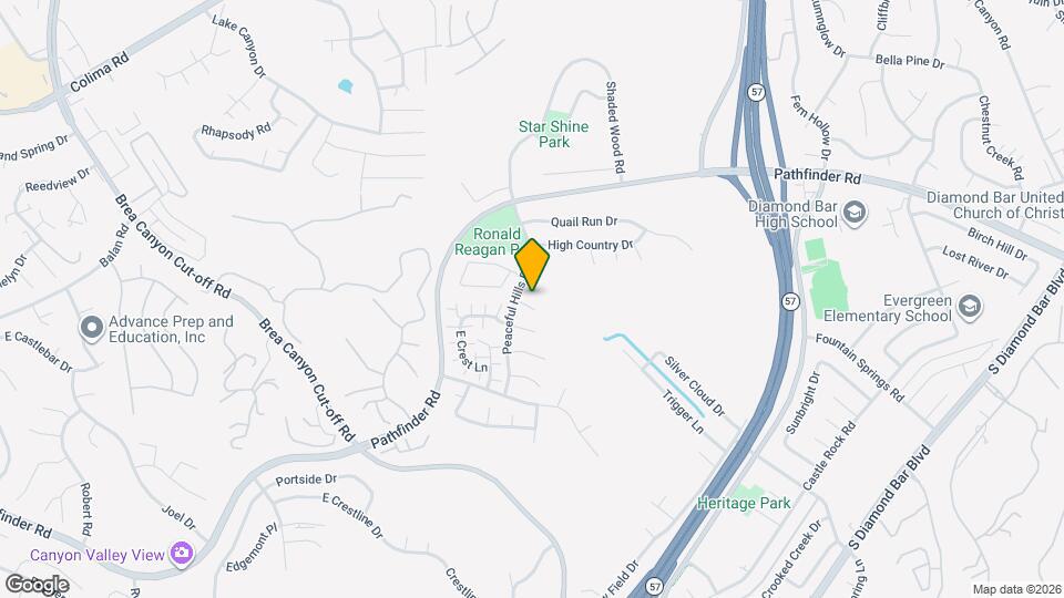 20815 E Rocky Point Ln Map and Location Details