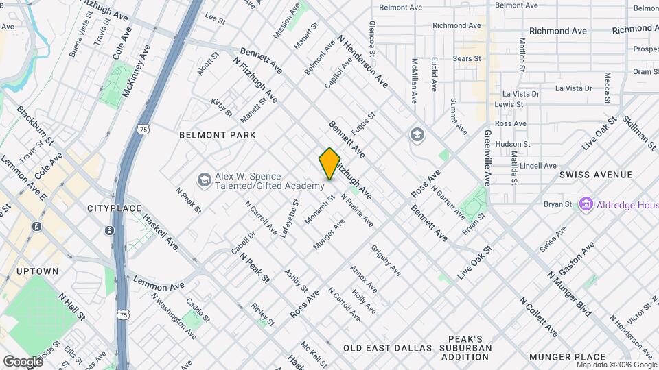 2015 N Prairie Ave Map and Location Details