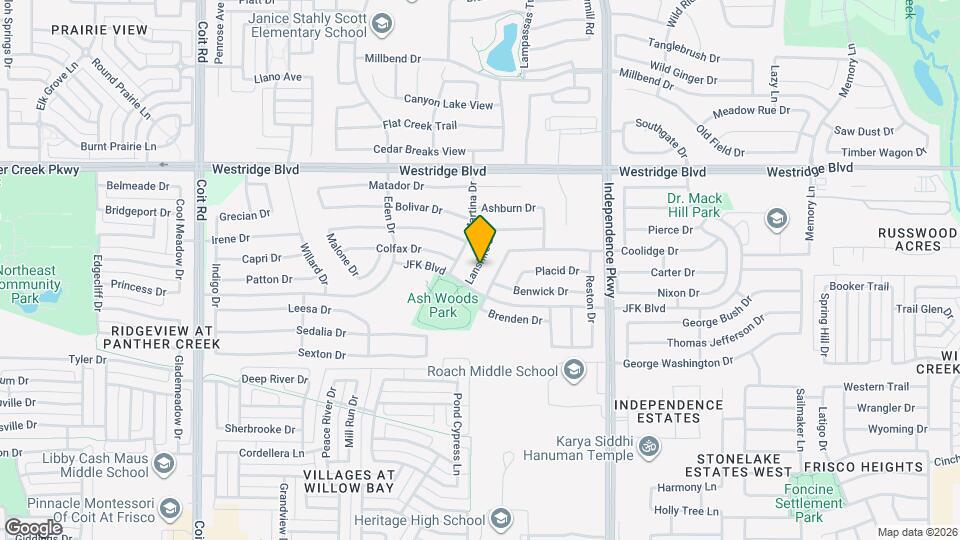 2113 Lanshire Dr Map and Location Details