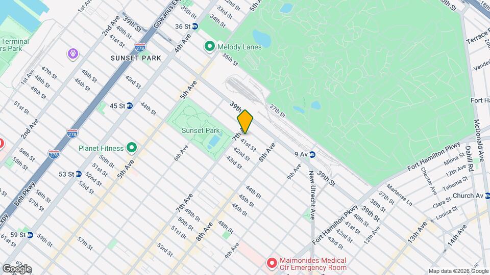 41 STREET, Unit 2L Map and Location Details