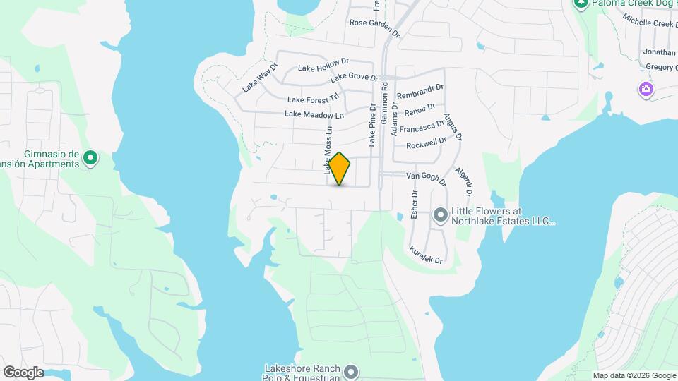 1016 Lake Sierra Wy Map and Location Details