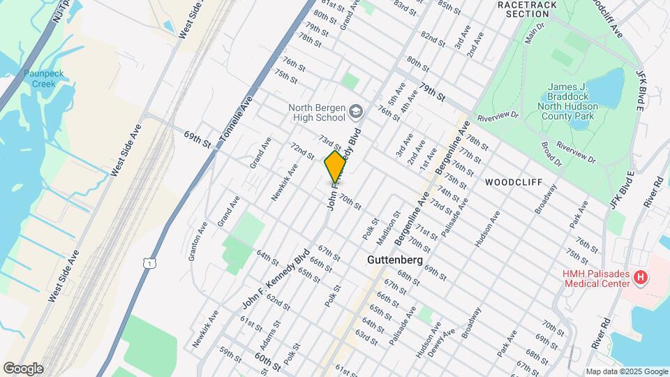 7000 John F. Kennedy Blvd Map and Location Details