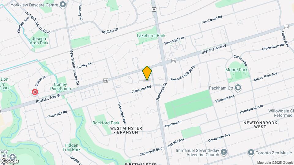 1101 Steeles Ave W Map and Location Details