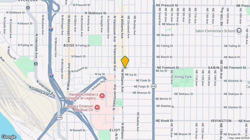 12 NE Fremont St, Unit 7W Mapa y Detalles de la Ubicación