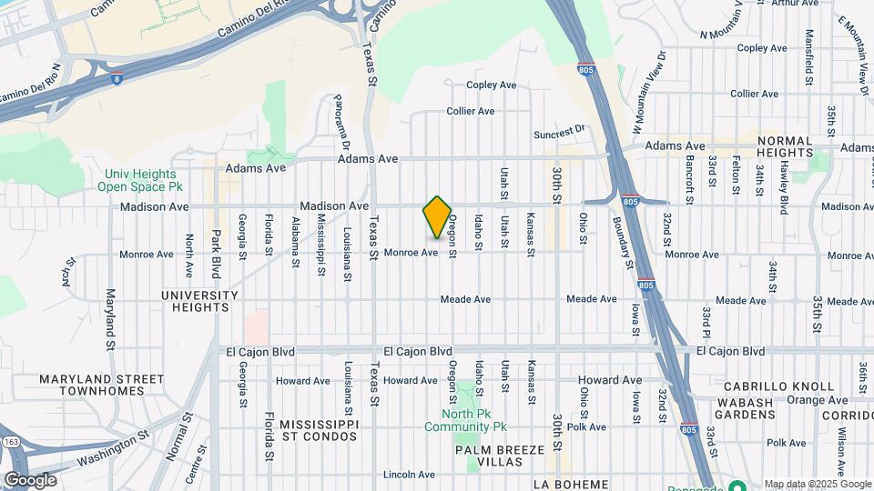 4503 Hamilton St Map and Location Details