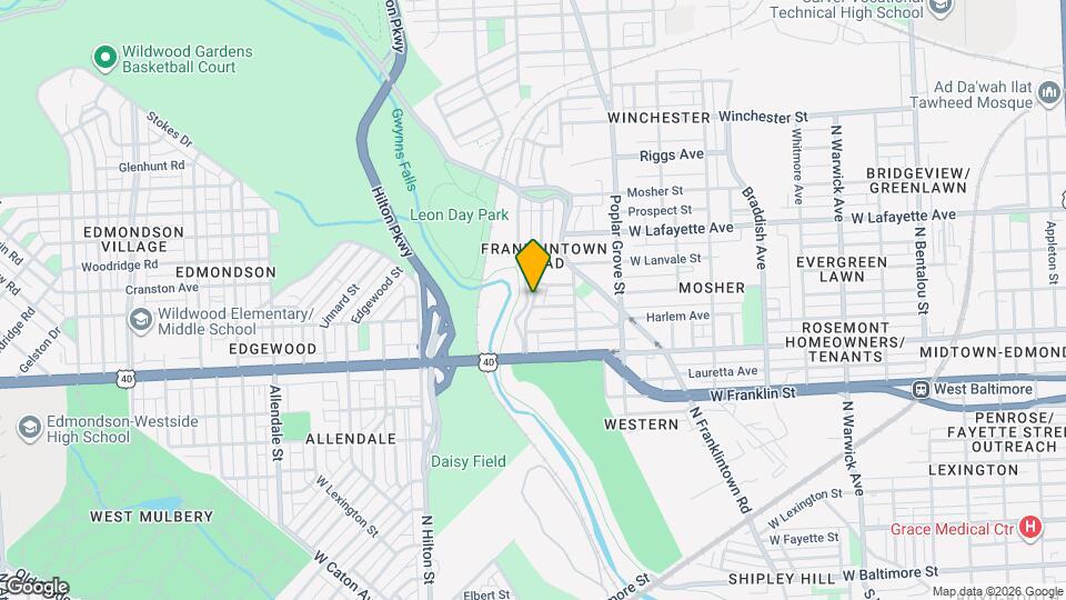 700 N Rosedale St Mapa y Detalles de la Ubicación