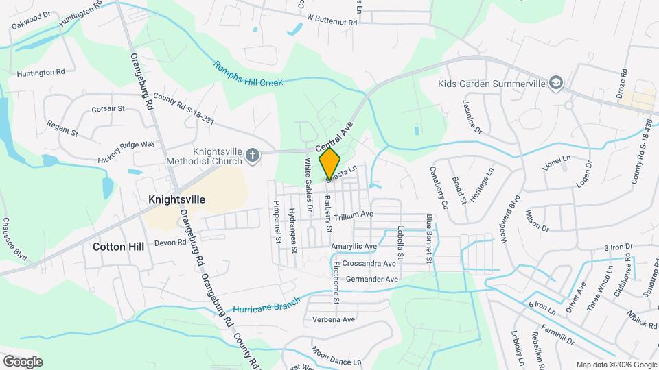 103 Barberry St Mapa y Detalles de la Ubicación