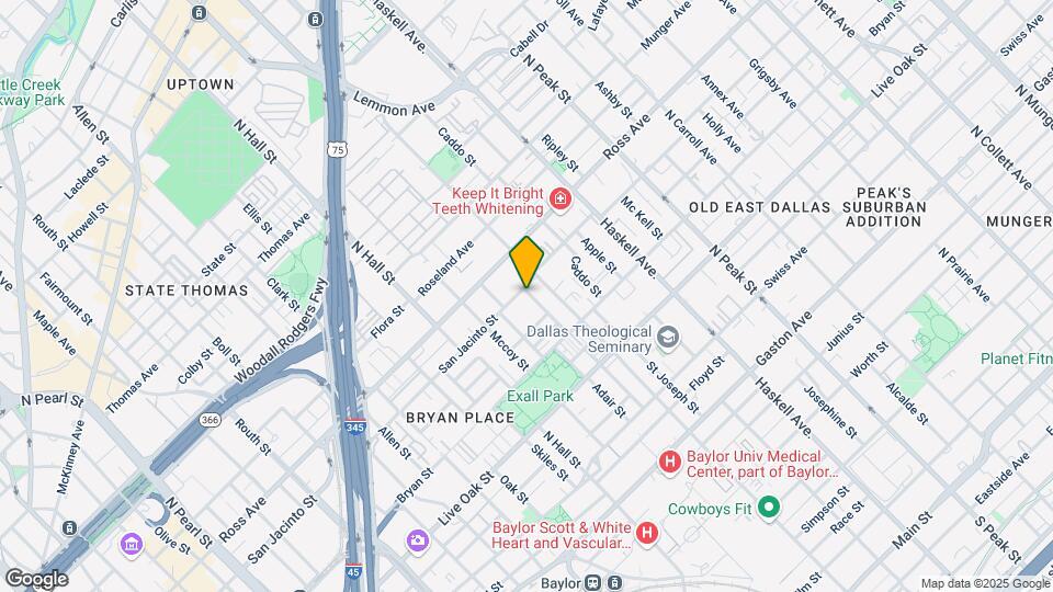 1525 Pecos St Map and Location Details