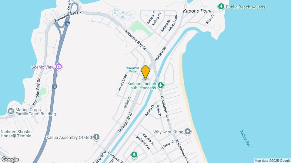 1006 Mokapu Blvd Map and Location Details