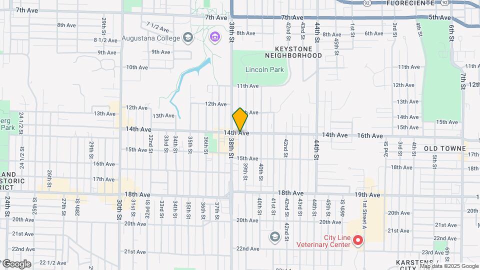 3822 14th Ave Map and Location Details