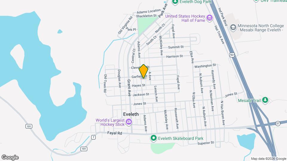 612 Adams Ave Mapa y Detalles de la Ubicación