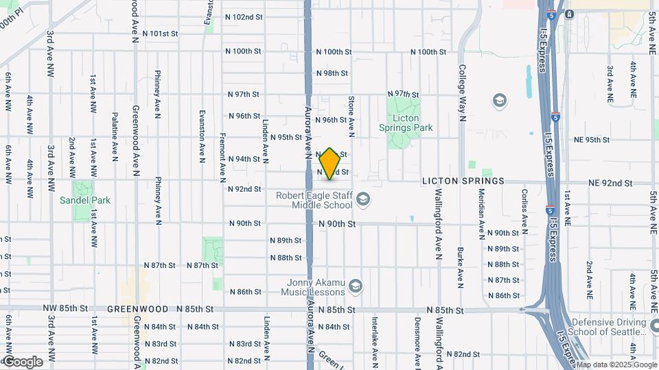 1124 N 92nd St Map and Location Details