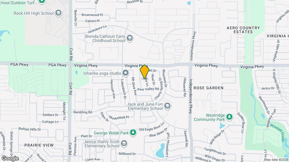 300 Rugby Ln Mapa y Detalles de la Ubicación