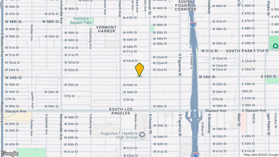 846 W 54th St Map and Location Details