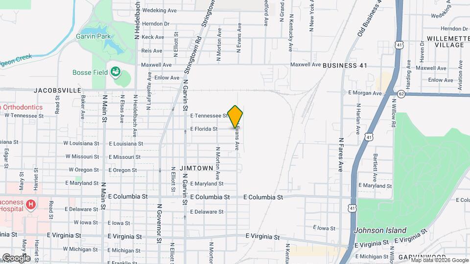731 E Florida St Map and Location Details