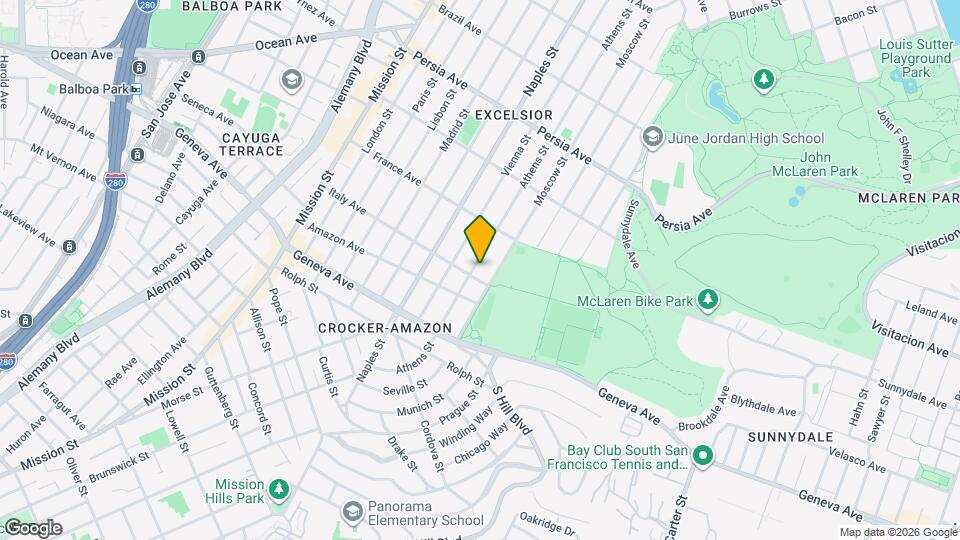 785 Athens St Map and Location Details