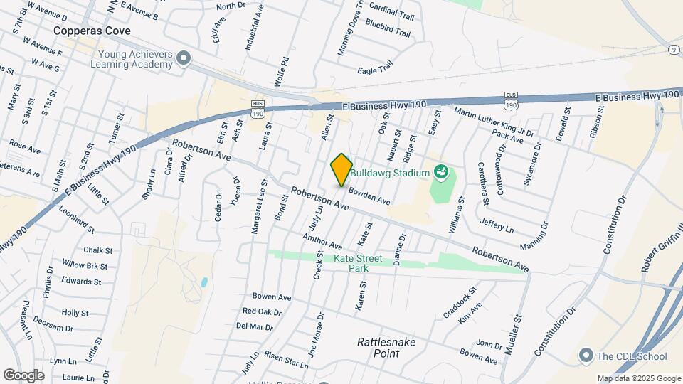 416 Creek St, Unit #B Mapa y Detalles de la Ubicación