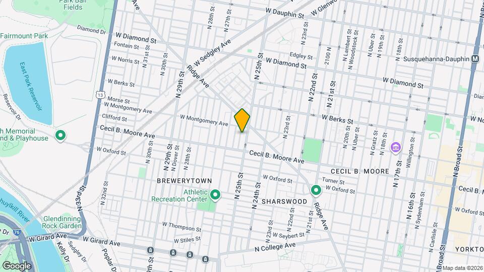 1747 N Stillman St Map and Location Details