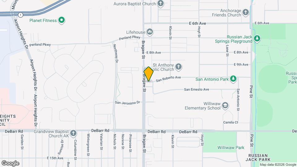 1006 San Fernando St, Unit A Map and Location Details