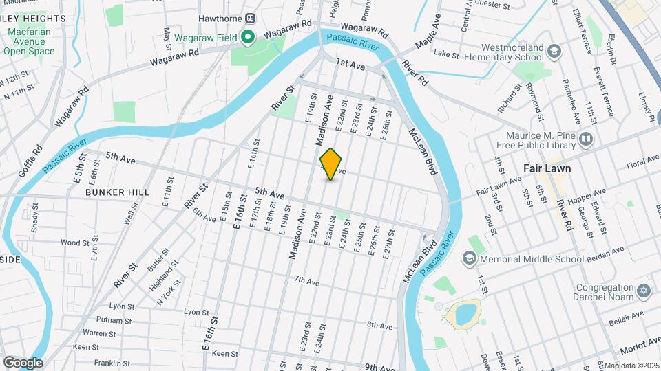 163 E 22nd St Map and Location Details