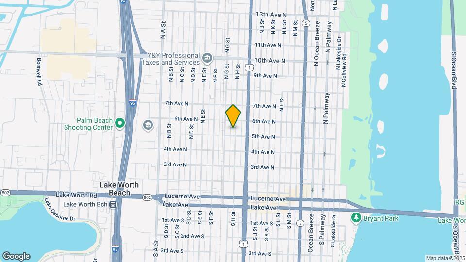 509 N H St Map and Location Details
