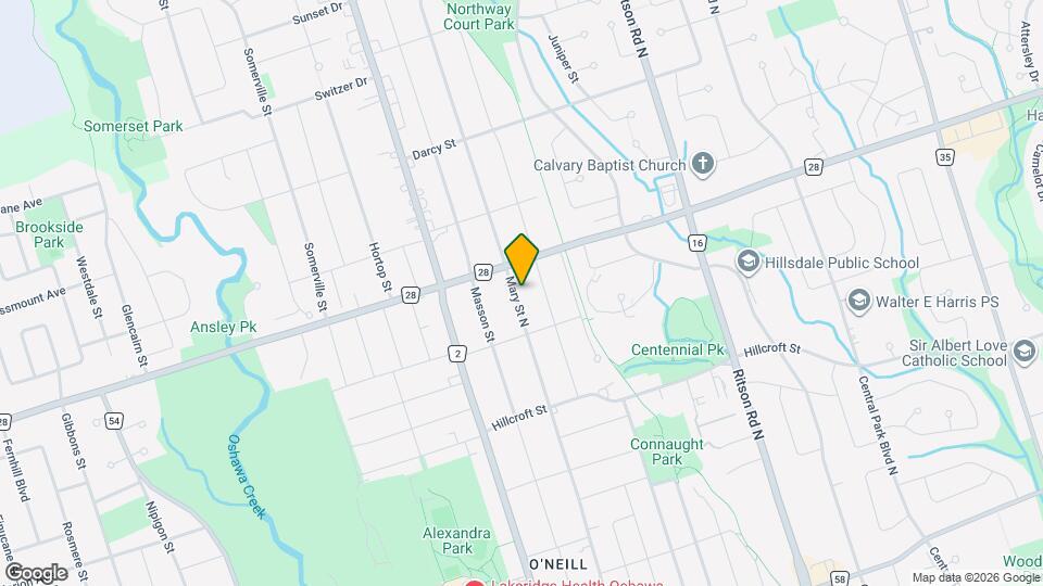 631 Mary St N Map and Location Details