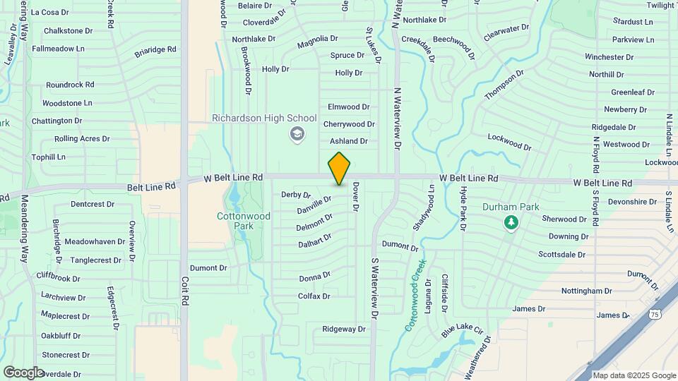 1218 Danville Dr Map and Location Details