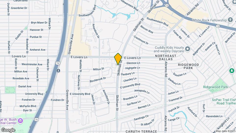 5105 Skillman St Map and Location Details