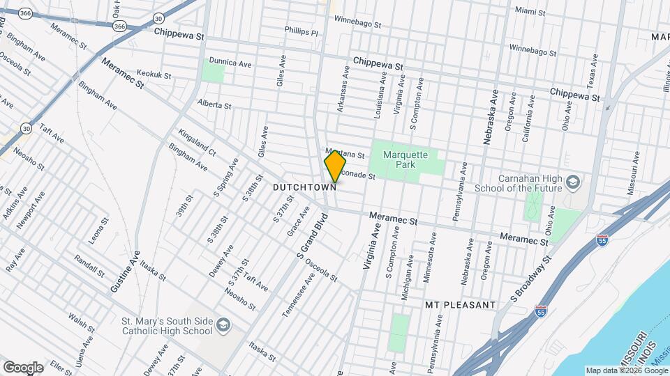 3449 Klocke St, Unit 1Floor Map and Location Details