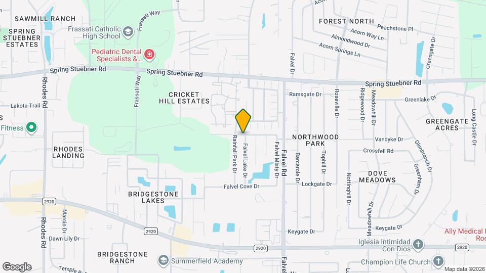 21655 Falvel Lake Dr, Unit 6171 Map and Location Details