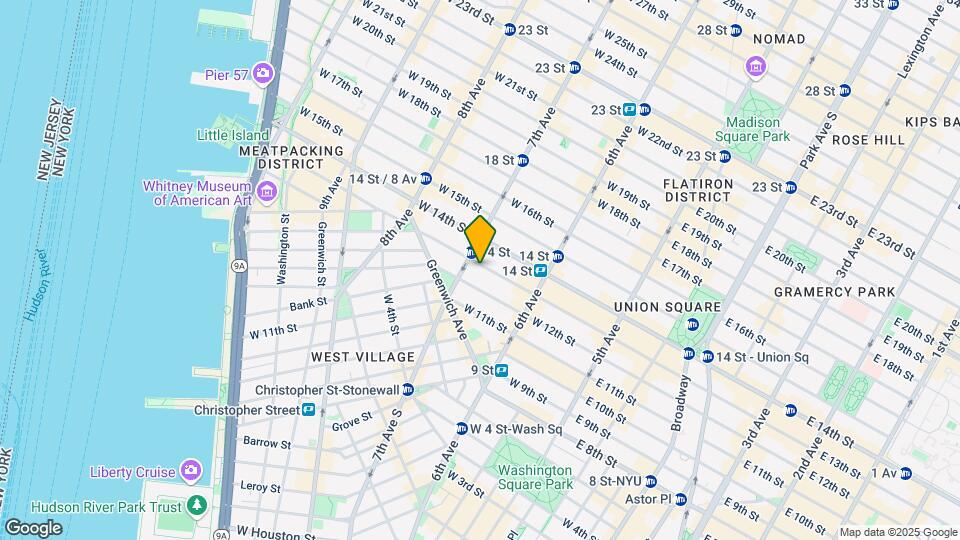 156 W 13th St Map and Location Details