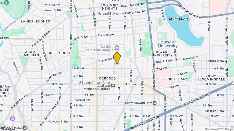 2206 12th St NW Map and Location Details