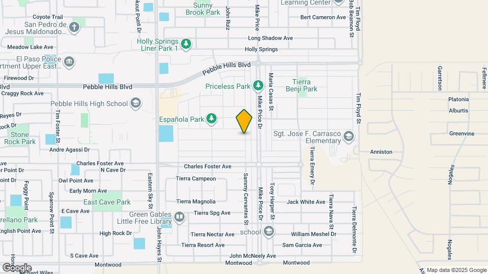 14649 Tierra Oviedo Ave Mapa y Detalles de la Ubicación