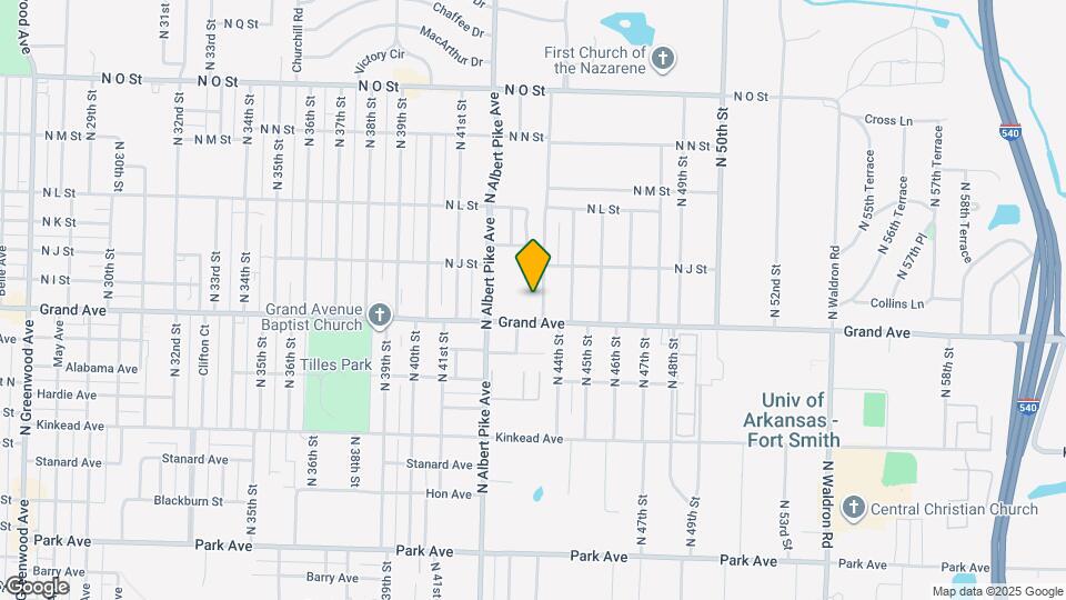 1101 N 44th St Map and Location Details