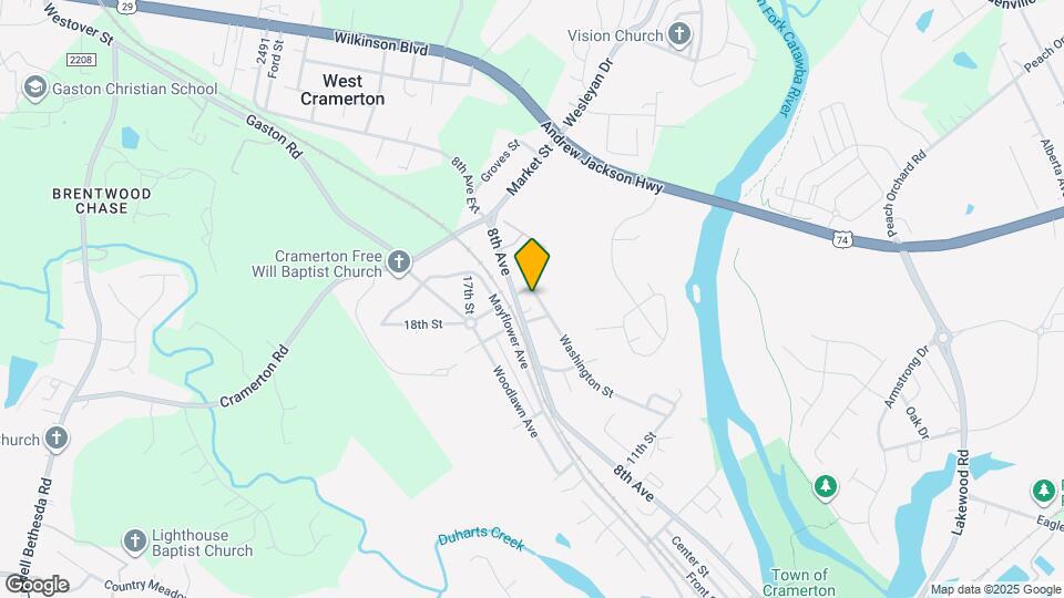 725 Washington St Map and Location Details