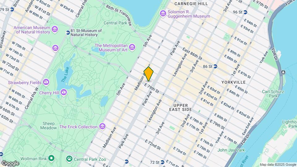79 E 79th St Map and Location Details