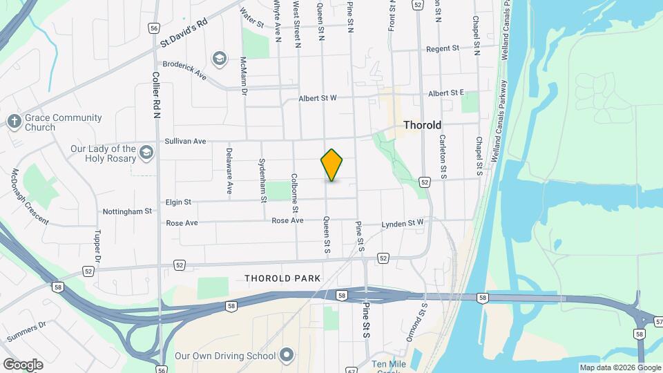 66 Queen St S Map and Location Details