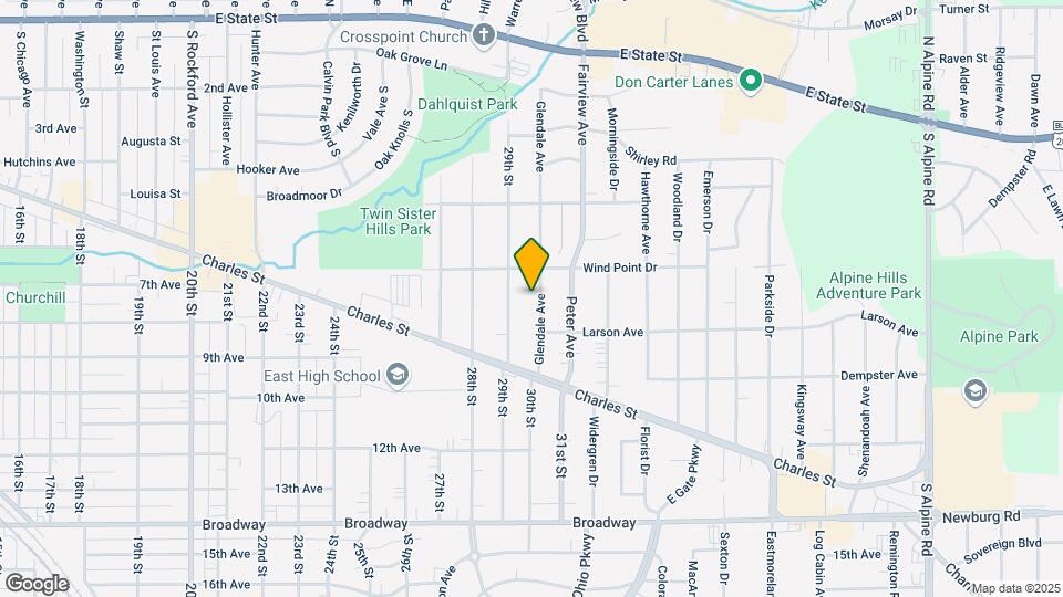 723 Glendale Ave Map and Location Details