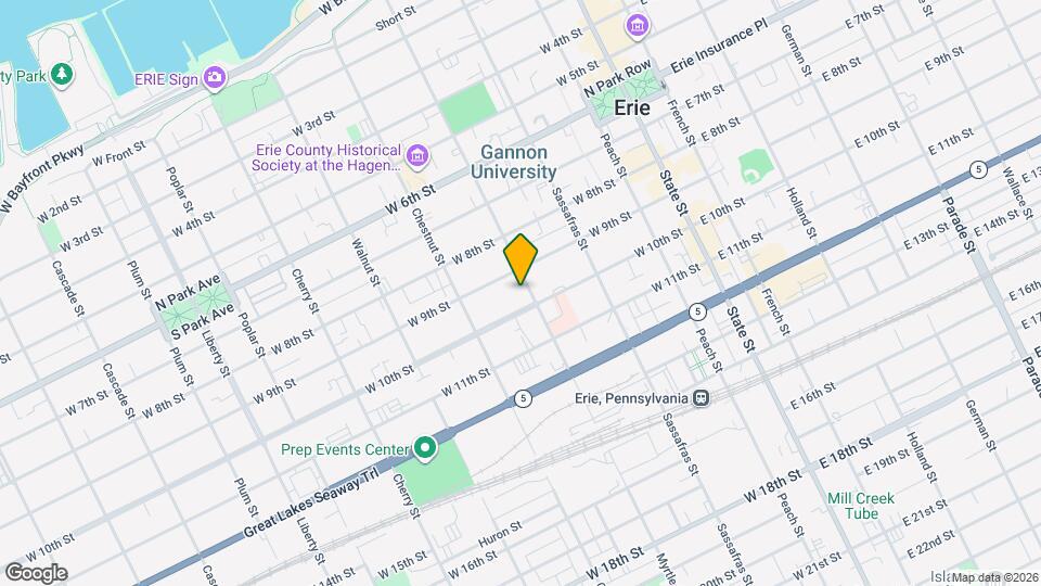 918 Myrtle St Mapa y Detalles de la Ubicación