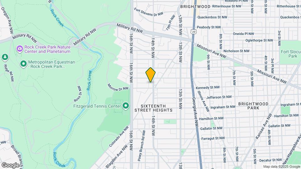 5506 14th St NW Map and Location Details