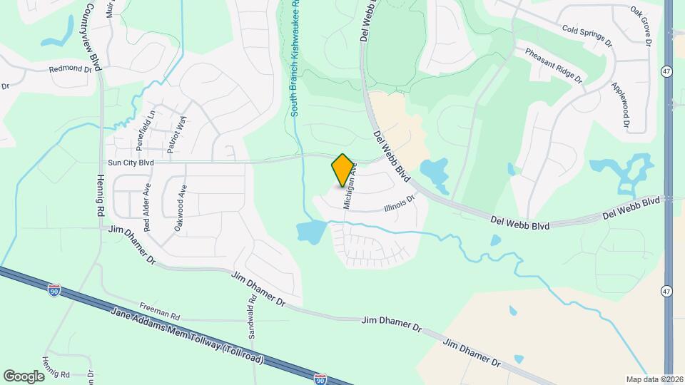 13215 Michigan Ave Map and Location Details