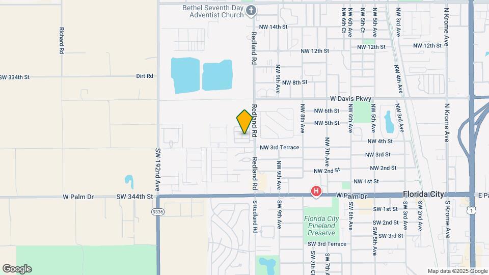 1040 NW 5th Terrace Map and Location Details