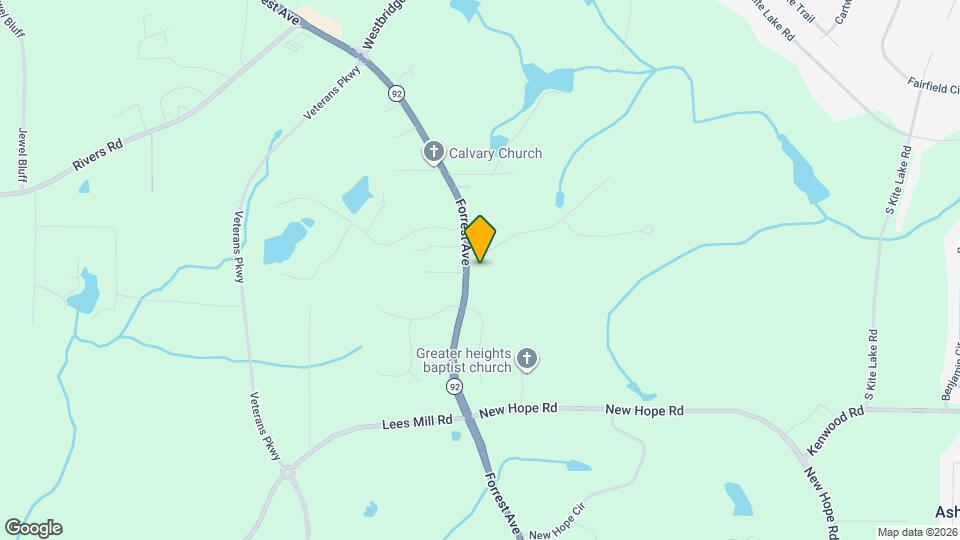 1331 GA-92 Map and Location Details