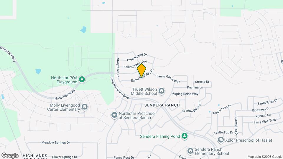 1529 Enchanted Sky Ln Map and Location Details